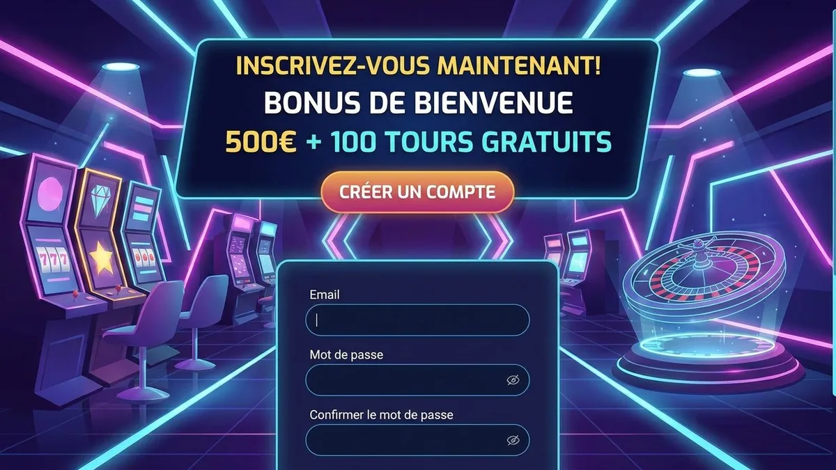 Inscription avec bonus